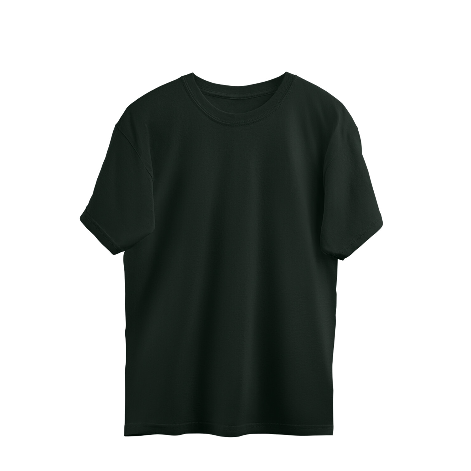 front-6a19305e60965-Bottle_Green_S_Oversized_T-shirt.jpg